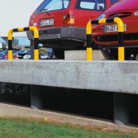 BLACK BULL Protection Guard - Outdoor Use - 600 x 1,000mm - Yellow/Black