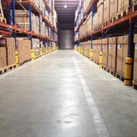 TRAFFIC-LINE Pallet Racking Protector - Yellow Plastic