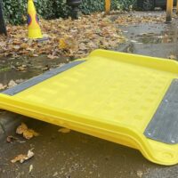 TRAFFIC-LINE Kerb Ramp - 250 SWL HDPE - Blow Moulded - Yellow