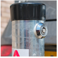 Hinged Parking Post 60mm