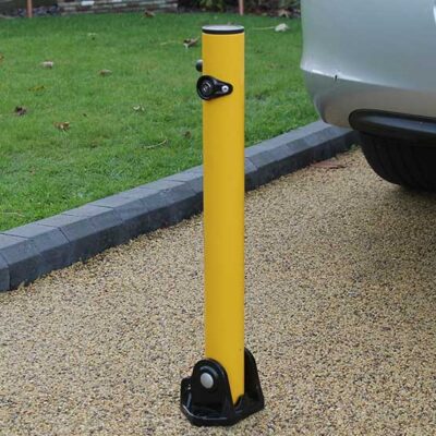 folding parking posts