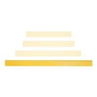 BLACK BULL HD Impact Protection Railing System - Lateral Rail 2,000mmL - Outdoor Use - Hot Dip Galvanised + Powder Coated - Yellow