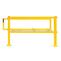 BLACK BULL Sliding Railing Gate for MD Railings - Indoor Use - 1,000mmH x 1,680-2,530mmW - Powder Coated - Yellow