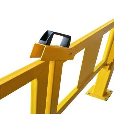 BLACK BULL Impact Railings Gate - Latch - For all Railing Gates - Indoor Use - Yellow