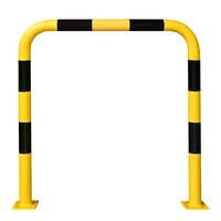 BLACK BULL Protection Guard - Outdoor Use - 1,200 x 1,000mm - Yellow/Black