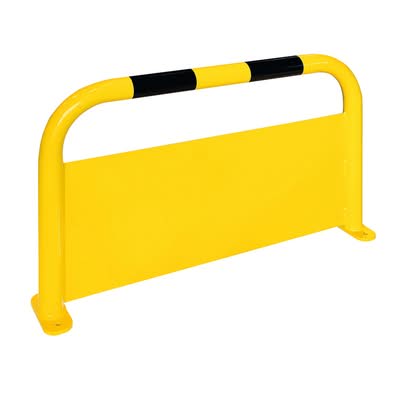 BLACK BULL Protection Guard MD with Under-run Protection - Outdoor Use - 600 x 1,000mm - Yellow/Black