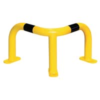 BLACK BULL Corner Protection Guard MD - Indoor Use - 350 x 500 x 500mm - Yellow/Black