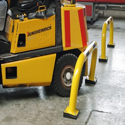BLACK BULL FLEX Protection Guard - Indoor Use - 390 x 1,000mm - Yellow/Black