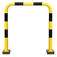 BLACK BULL FLEX Protection Guard - Outdoor Use - 1,240 x 1,000mm - Yellow/Black