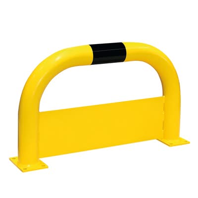 BLACK BULL Protection Guard XL with Under-run Protection - Indoor Use - 600 x 1,000mm - Yellow/Black
