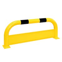 BLACK BULL Protection Guard XL with Under-run Protection - Outdoor Use - 600 x 1,500mm - Yellow/Black
