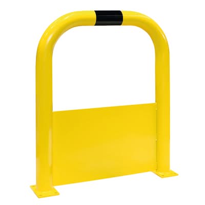 BLACK BULL Protection Guard XL with Under-run Protection - Indoor Use - 1,200 x 1,000mm - Yellow/Black