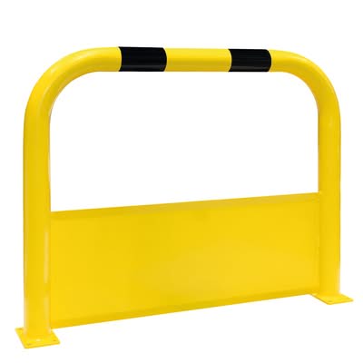 BLACK BULL Protection Guard XL with Under-run Protection - Outdoor Use - 1,200 x 1,500mm - Yellow/Black