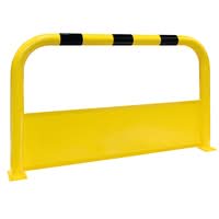 BLACK BULL Protection Guard XL with Under-run Protection - Indoor Use - 1,200 x 2,000mm - Yellow/Black
