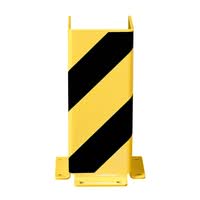 BLACK BULL Pallet Rack End Frame Protectors - 'U' ProfileH Gauge
