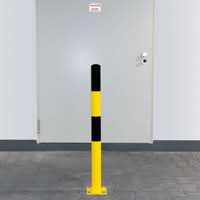 BLACK BULL Heavy Duty Bollard Type S - Outdoor UseØ x 1,200mmH - Surface Fix - Hot Dip Galvanised + Powder Coated