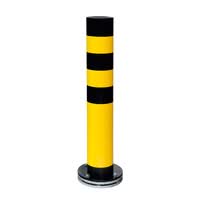 BLACK BULL FLEX HD ROTATING Bollard - Indoor Use - 159mm Ø x 1,000mmH - Powder Coated - Yellow