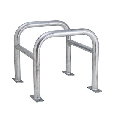 TRAFFIC-LINE Column Protector - Outdoor Use - Outer Dims. 600 x 620 x 620mm - Inner Dims. 500 x 500mm - Hot Dip Galvanised Finish