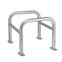 TRAFFIC-LINE Column Protector - Outdoor Use - Outer Dims. 600 x 720 x 720mm - Inner Dims. 600 x 600mm - Hot Dip Galvanised Finish