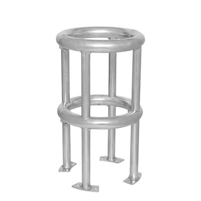 TRAFFIC-LINE 360⁰ Column Protector - Outdoor Use - 600 x 350 x 350mm - Hot Dip Galvanised