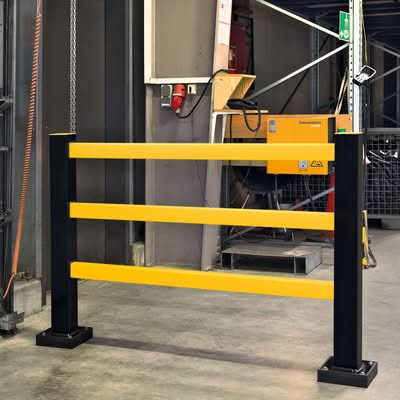 BLACK BULL FLEX Impact Protection System HYBRID Set - Indoor Use - 1,000 x 1,000mm - With PU FLEX pad