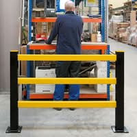 BLACK BULL FLEX Impact Protection System HYBRID Set - Indoor Use - 1,000 x 1,000mm - Without PU FLEX pad