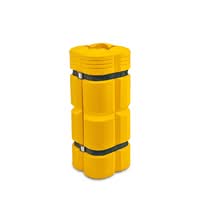 TRAFFIC-LINE Column Protector - Plastic - Size 1,100H x 450W x 450Bmm - Yellow