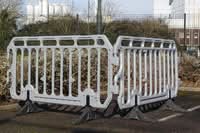 TRAFFIC-LINE Crowd Barrier HDPE - 2,220m x 1000mm - Grey