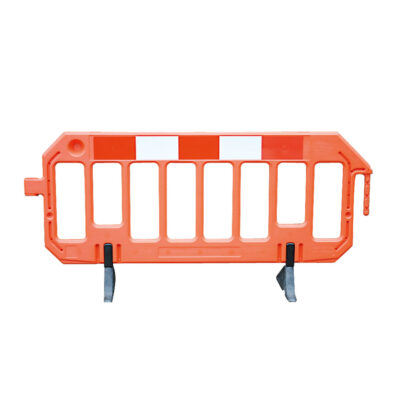TRAFFIC-LINE Gate Barrier - 1000mmH x 2000mmL x 50mmD - Anti-trip Feet - Chapter 8