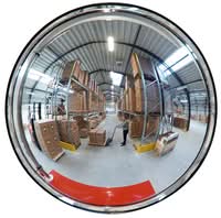 DETECTIVE Internal Convex Wall Mirror - 800 x 180