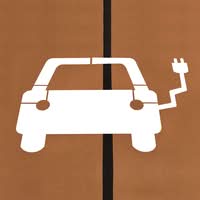 Stencil EV Charging Point Symbol - 700 x 1,000mm
