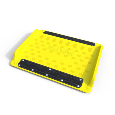 TRAFFIC-LINE Kerb Ramp - 1200 x 90 x 985mm - 250 SWL HDPE - Blow Moulded - Yellow