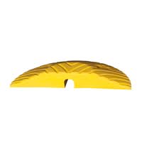 TOPSTOP-10 Speed Reduction Ramp - End Section - 175mmW x 50mmH - Fixings Included - Yellow