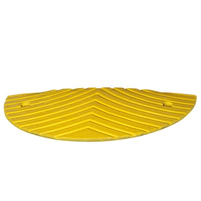 TOPSTOP-ECO 15RE Speed Reduction Ramp - End Section - 250mmW x 30mmH - Fixings Included - Yellow