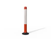 TRAFFIC-LINE Memory Post Highway - 1,000mmH - Reflective Sleeve - No Base