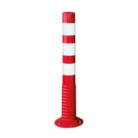 TRAFFIC-LINE FLEX-back Traffic Posts - 80mm Ø x 760mmH - Complete with 200mm Ø Base