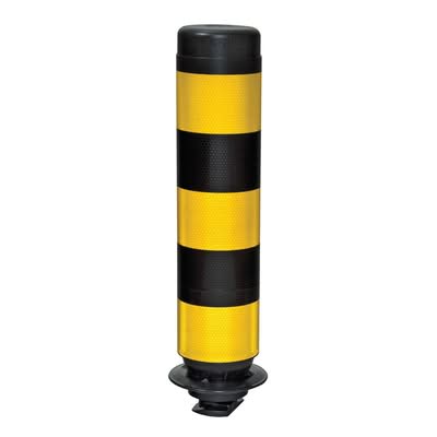 TRAFFIC-LINE Flexible Post Off-HighwayH - Reflective Sleeve - Yellow/Black - No Base