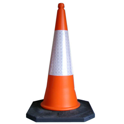 TRAFFIC-LINE Traffic Cone TC1 - 1,000mmH - D2 Sleeve - Recycled Base