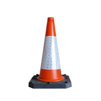 TRAFFIC-LINE Traffic Cone TC1H - D2 Sleeve - Recycled Base