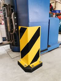 BLACK BULL FLEX Pallet Racking Protectors - Right-Angle ProfileH Gauge