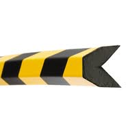 TRAFFIC-LINE Edge Protection - TRAPEZE 40/40 - Magnetic - 1,000mm Long - Yellow/Black
