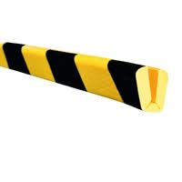 TRAFFIC-LINE Edge Protection - ANGLE 26/14 - Variable Angle - Self-Adhesive - 5,000mm Long - Yellow/Black