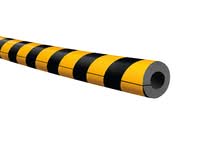 TRAFFIC-LINE Pipe Protection - Tube 35 - For 35mm Ø Pipes - 1,000mm Long - Yellow/Black