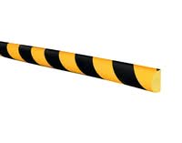 TRAFFIC-LINE Surface Protection - SEMI-CIRCULAR 28/40/28 - Self-Adhesive - 1,000mm Long - Yellow/Black