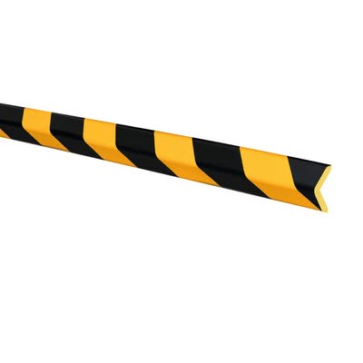 TRAFFIC-LINE Edge Protection - RIGHT-ANGLE 26/26 - Self-Adhesive - 1,000mm Long - Yellow/Black