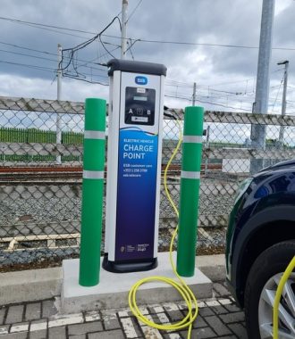 green-electric-vehicle-charging-point